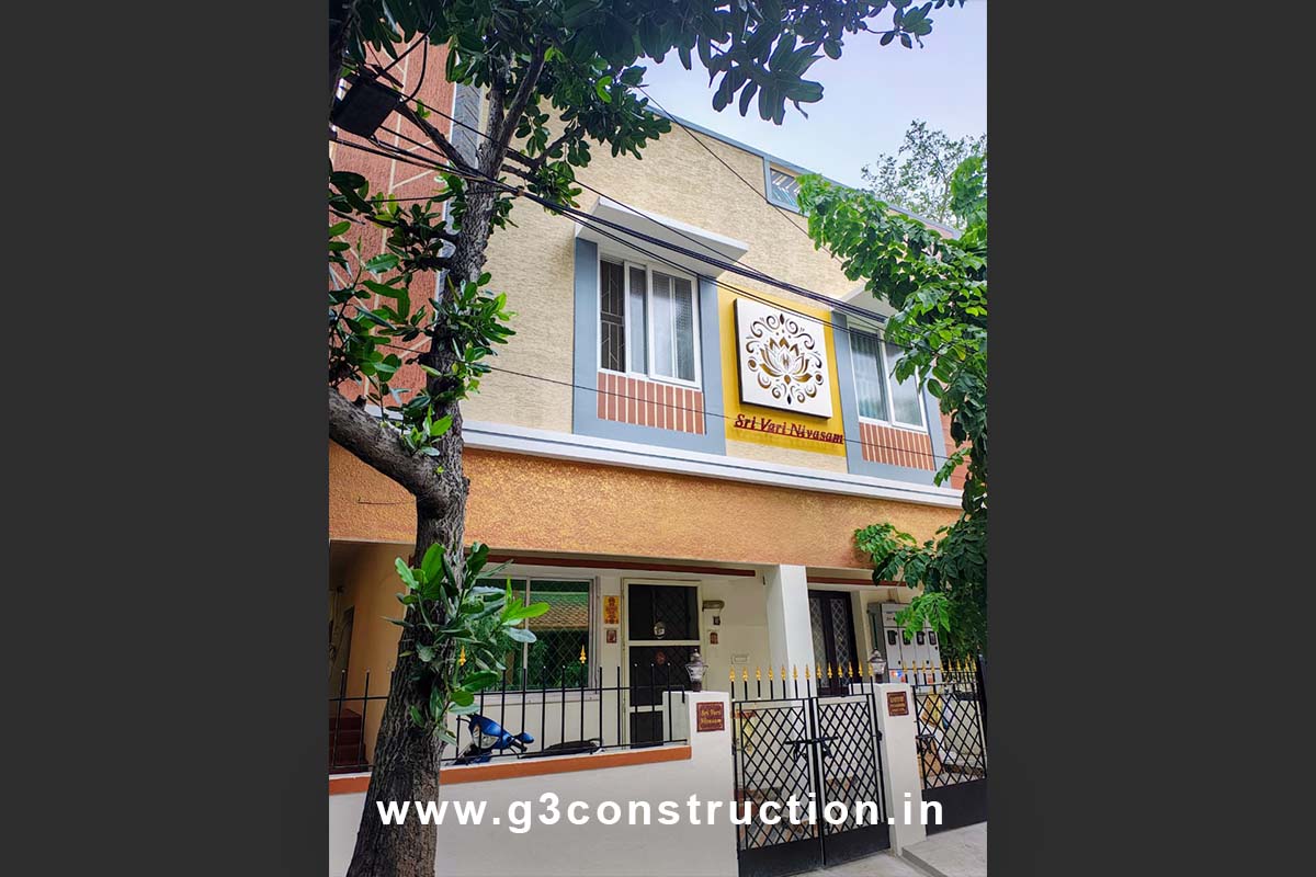 G3 Construction - Individual House, Duplex Villa, Apartment Construction Company in Chitlapakkam, Chennai.