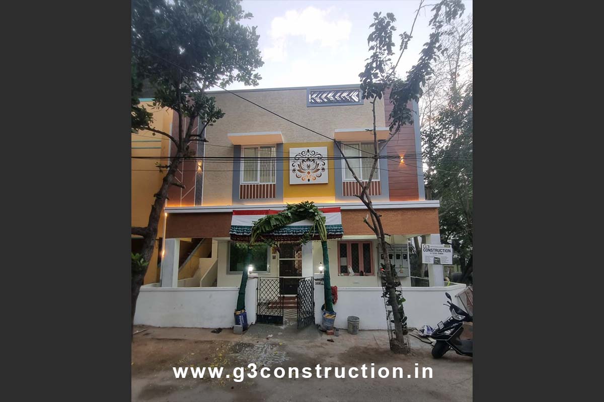 G3 Construction - Individual House, Duplex Villa, Apartment Construction Company in Chitlapakkam, Chennai.